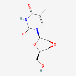 4-hydroxy-1-[(1S,2R,4R,5R)-4-(hydroxymethyl)-3,6-dioxabicyclo[3.1.0]hex-2-yl]-5-methyl-2(1H)-pyrimidinone
