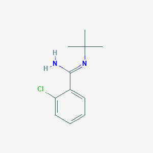 N-tert-Butyl-2-chlorobenzenecarboximidamide