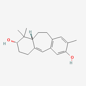 molecular formula C18H24O2 B1252532 1,2-Dihydroheudelotinol 