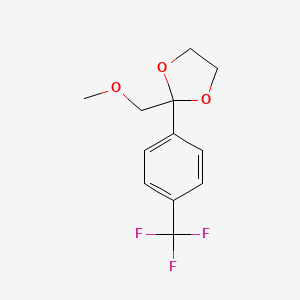 1,3-Dioxolane, 2-(methoxymethyl)-2-[4-(trifluoromethyl)phenyl]-