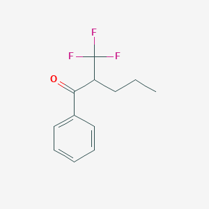 1-Phenyl-2-(trifluoromethyl)-1-pentanone