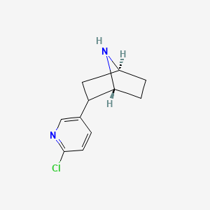(1R,4S)-2-(6-chloropyridin-3-yl)-7-azabicyclo[2.2.1]heptane