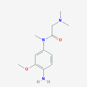 N-(4-Amino-3-methoxyphenyl)-N,N~2~,N~2~-trimethylglycinamide