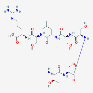 L-Threonyl-L-seryl-L-seryl-L-seryl-L-leucyl-L-seryl-N~5~-(diaminomethylidene)-L-ornithine