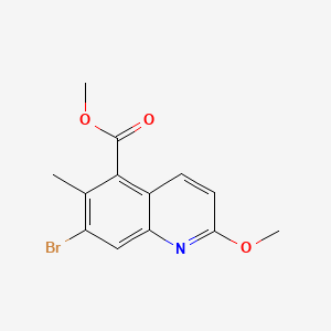 Methyl 7-bromo-2-methoxy-6-methylquinoline-5-carboxylate