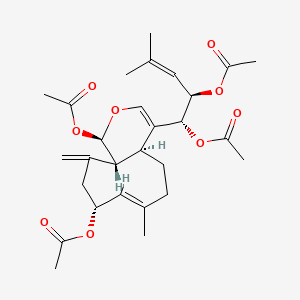 molecular formula C28H38O9 B1252538 Xenicin 