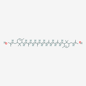 molecular formula C50H72O2 B1252539 (2R,6R,2'R,6'R)-十甲基叶黄素 