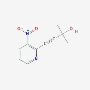 2-Methyl-4-(3-nitropyridin-2-yl)but-3-yn-2-ol