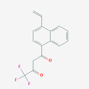 1,3-Butanedione, 1-(4-ethenyl-1-naphthalenyl)-4,4,4-trifluoro-