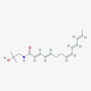molecular formula C18H27NO2 B1252549 羟基-γ-山椒醇 CAS No. 78886-66-5