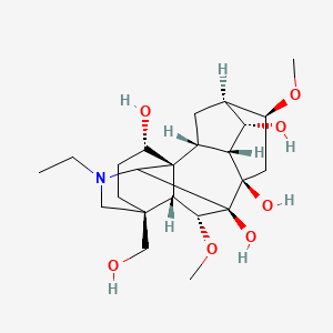 molecular formula C23H37NO7 B1252551 高尾胺 