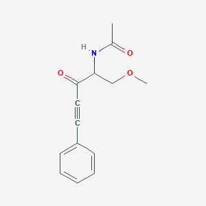 N-(1-Methoxy-3-oxo-5-phenylpent-4-yn-2-yl)acetamide