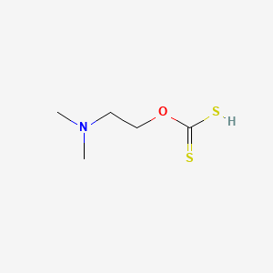 2-(Dimethylamino)ethoxymethanedithioic acid