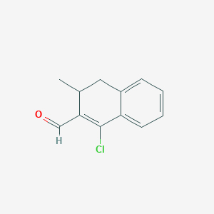 1-Chloro-3-methyl-3,4-dihydronaphthalene-2-carbaldehyde