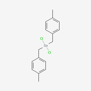molecular formula C16H18Cl2Sn B1252571 Bis(4-methylbenzyl)tin dichloride CAS No. 63125-93-9