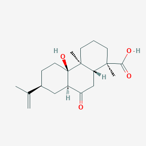 molecular formula C20H30O4 B1252592 Wiedemannic acid 