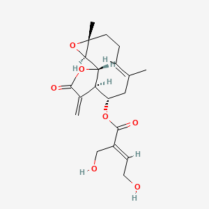 molecular formula C20H26O7 B1252596 刺果藤内酯 