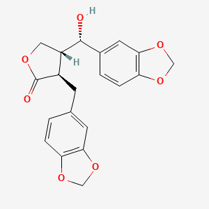 molecular formula C20H18O7 B1252597 (7'S)-Parabenzlactone 