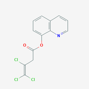 molecular formula C13H8Cl3NO2 B12526083 Quinolin-8-yl 3,4,4-trichlorobut-3-enoate CAS No. 654646-36-3