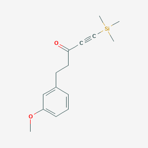 1-Pentyn-3-one, 5-(3-methoxyphenyl)-1-(trimethylsilyl)-