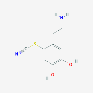 2-(2-Aminoethyl)-4,5-dihydroxyphenyl thiocyanate