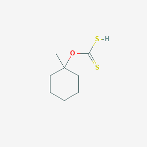 molecular formula C8H14OS2 B12526281 O-(1-Methylcyclohexyl) hydrogen carbonodithioate CAS No. 737697-72-2