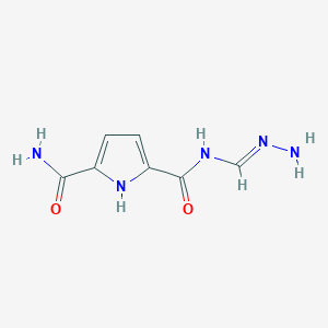 2-N-[(E)-hydrazinylidenemethyl]-1H-pyrrole-2,5-dicarboxamide