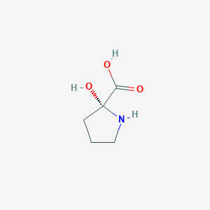 molecular formula C5H9NO3 B1252630 2-hydroxy-L-proline 