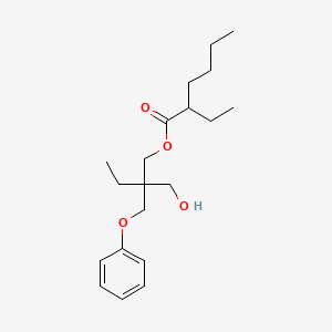 2-(Hydroxymethyl)-2-(phenoxymethyl)butyl 2-ethylhexanoate