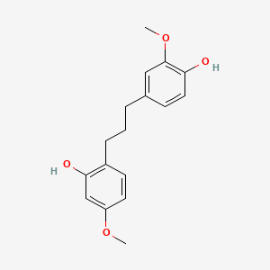1-(2-Hydroxy-4-methoxyphenyl)-3-(4-hydroxy-3-methoxyphenyl)propane