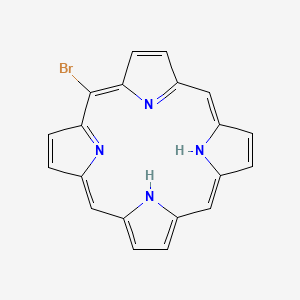 molecular formula C20H13BrN4 B1252644 10-溴卟啉 