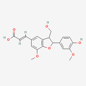 molecular formula C20H20O7 B1252648 Glycosmisic Acid 