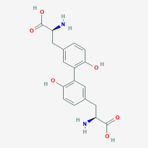 molecular formula C18H20N2O6 B1252651 LL-dityrosine CAS No. 63442-81-9