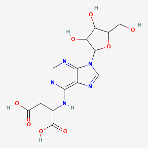2-[[9-[3,4-Dihydroxy-5-(hydroxymethyl)oxolan-2-yl]purin-6-yl]amino]butanedioic acid