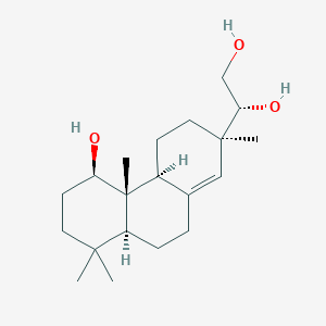 molecular formula C20H34O3 B1252659 Leucophleol 