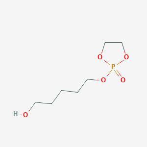 2-[(5-Hydroxypentyl)oxy]-1,3,2lambda~5~-dioxaphospholan-2-one