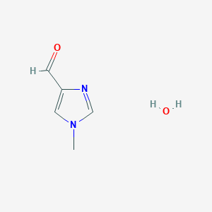 1-Methylimidazole-4-carbaldehyde;hydrate