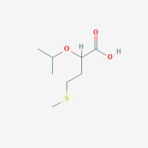 4-(Methylsulfanyl)-2-[(propan-2-yl)oxy]butanoic acid