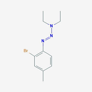 (E)-1-(2-bromo-4-methylphenyl)-3,3-diethyltriaz-1-ene