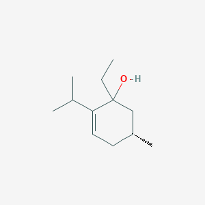 2-Cyclohexen-1-ol, 1-ethyl-5-methyl-2-(1-methylethyl)-, (5R)-