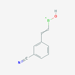 [2-(3-Cyanophenyl)ethenyl](hydroxy)boranyl