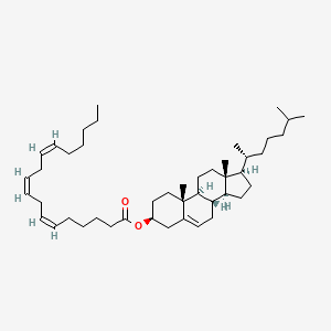 molecular formula C45H74O2 B1252673 [(3S,8S,9S,10R,13R,14S,17R)-10,13-dimethyl-17-[(2R)-6-methylheptan-2-yl]-2,3,4,7,8,9,11,12,14,15,16,17-dodecahydro-1H-cyclopenta[a]phenanthren-3-yl] (6Z,9Z,12Z)-octadeca-6,9,12-trienoate 