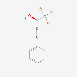 3-Butyn-2-ol, 1,1,1-tribromo-4-phenyl-, (2R)-