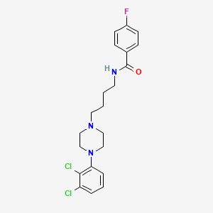 N-(4-(4-(2,3-dichlorophenyl)piperazin-1-yl)butyl)-4-fluorobenzamide