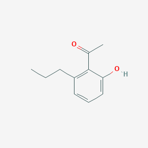 1-(2-Hydroxy-6-propylphenyl)ethan-1-one