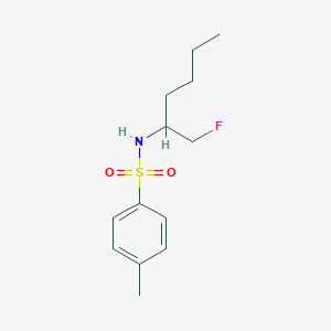 N-(1-Fluorohexan-2-yl)-4-methylbenzene-1-sulfonamide