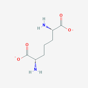 molecular formula C7H12N2O4-2 B1252676 LL-2,6-diaminopimelate(2-) 