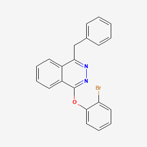 B12526864 1-Benzyl-4-(2-bromophenoxy)phthalazine CAS No. 652969-96-5