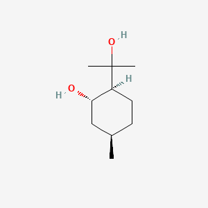 molecular formula C10H20O2 B1252688 1beta,3alpha,4beta-p-Menthane-3,8-diol CAS No. 107133-84-6