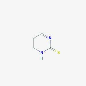 molecular formula C4H6N2S B1252691 5,6-Dihydropyrimidine-2(1h)-thione 